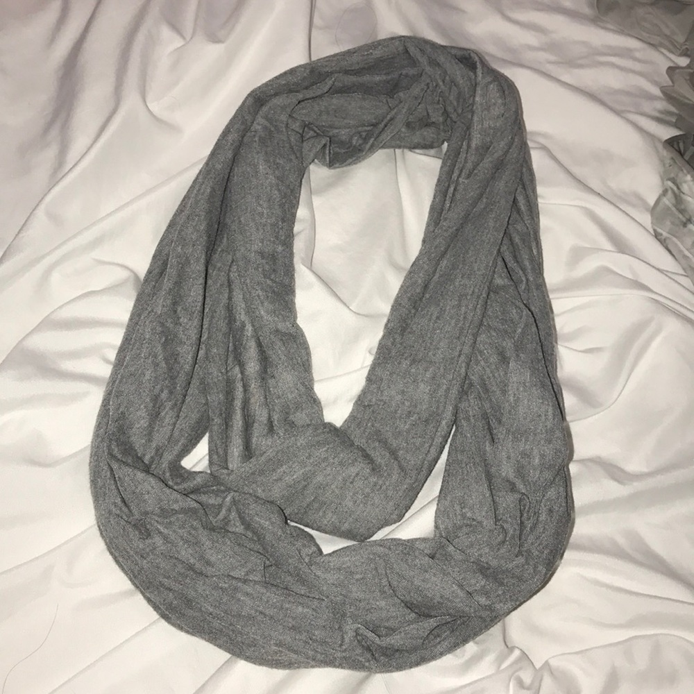 gray infinity scarf
